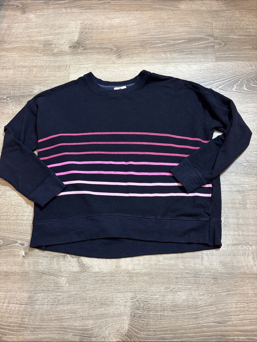 Sundry Navy & Pink Sweatshirt